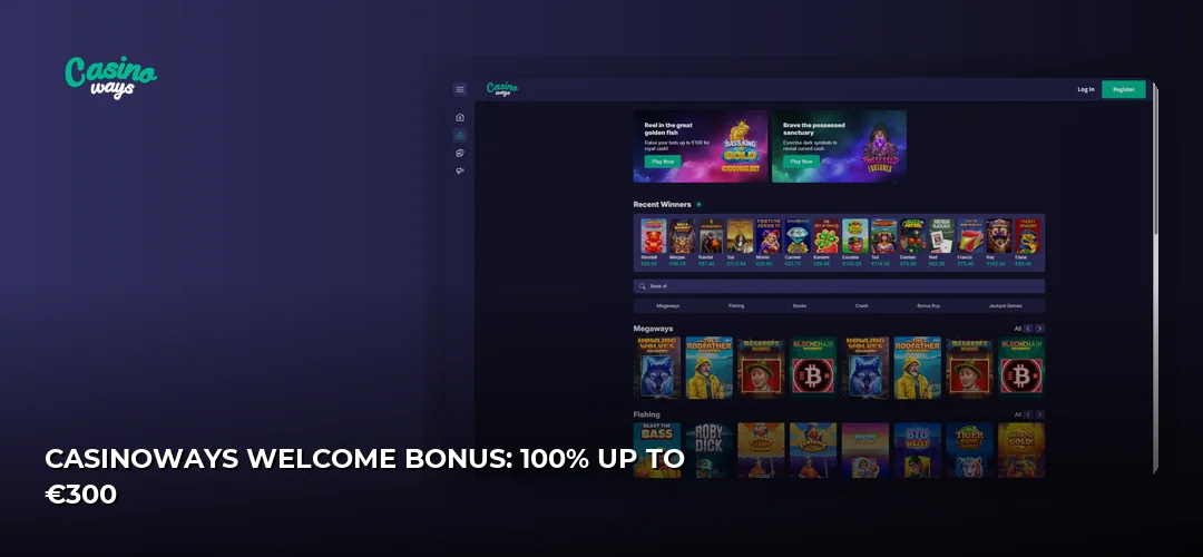 Casinoways website screenshot