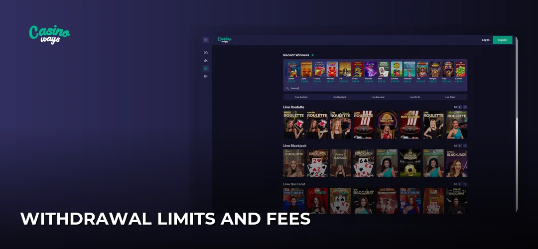 Casinoways website screenshot