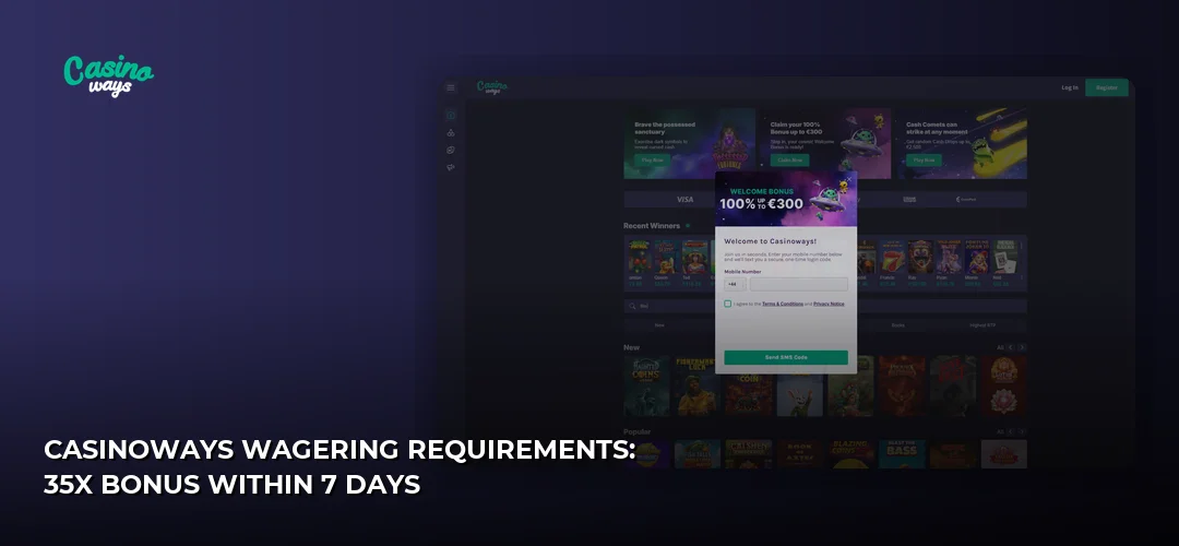 Casinoways website screenshot