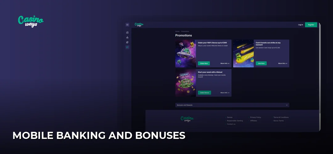 Casinoways website screenshot
