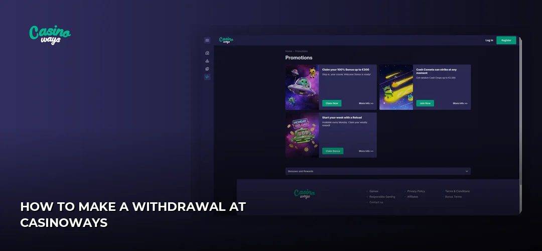 Casinoways website screenshot