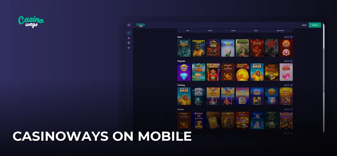 Casinoways website screenshot