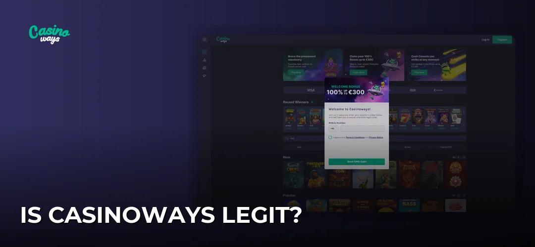 Casinoways website screenshot