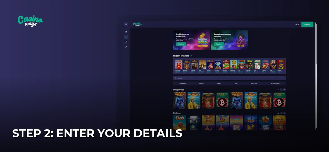 Casinoways website screenshot